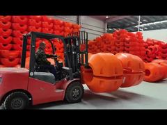 ড্রেজিং প্রকল্পের জন্য টেকসই HDPE পাইপ ফ্লোটার