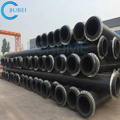 ড্রেজ UHMWPE পাইপ চাঙ্গা প্লাস্টিক জল ব্যবস্থাপনা পরিধান প্রতিরোধক
