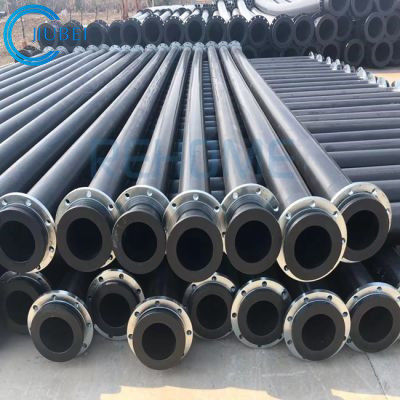 ড্রেজ UHMWPE পাইপ চাঙ্গা প্লাস্টিক জল ব্যবস্থাপনা পরিধান প্রতিরোধক