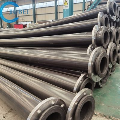 3 - 50mm পুরুত্ব স্যান্ডব্লাস্ট UHMWPE পাইপ 0.25 - 2.5MPa চাপ