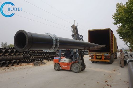 ওয়েল্ডিং সংযোগ DN500 HDPE পাইপলাইন সঙ্গে এবং চমৎকার নমনীয়তা