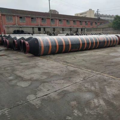 স্ব-ফ্লোটিং ড্রেজ নল ফ্ল্যাঞ্জ সহ ঘর্ষণ প্রতিরোধী রাবার