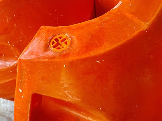 গরম গ্যালভানাইজড সংযোগ সহ কৃষি HDPE পাইপ ফ্লোটার