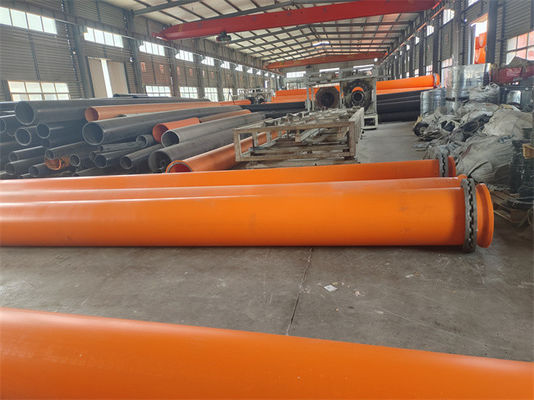 UHMWPE স্লারি পাইপ স্যান্ড / স্লারি ড্রেজিং জন্য উচ্চতর কর্মক্ষমতা এবং স্থায়িত্ব